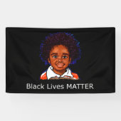 Black Lives Materie Family Child Boy Racism Son Spandoek (Horizontaal)
