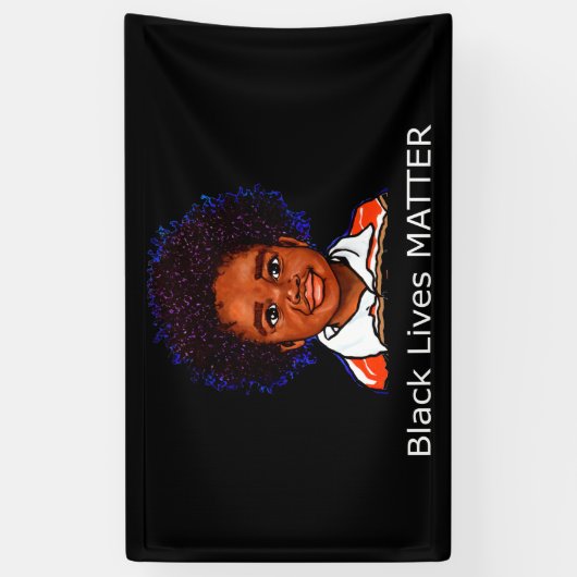 Black Lives Materie Family Child Boy Racism Son Spandoek (Verticaal)