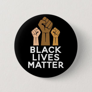 Black Lives Materie - Solidariteit eerste pomp Ronde Button 5,7 Cm