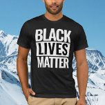 Black Lives Matte aangepast eenvoudig T-shirt<br><div class="desc">Black Lives Matte aangepast Eenvoudig T-shirt</div>