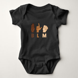Black Lives Matte ASL Equality BLM Gift Romper