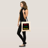 Black Lives Matte Big Text Tote Bag (Voorkant (model))