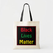 Black Lives Matte Big Text Tote Bag (Voorkant)