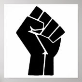 Black Lives Matte FIST 4 #BLM Poster (Voorkant)
