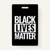 Black Lives Matte op maat Badge (Achterkant)
