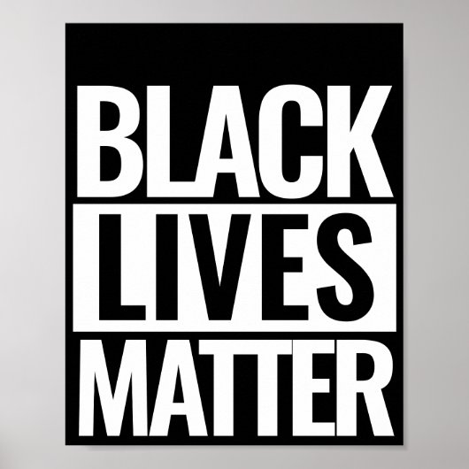 Black Lives Matte op maat Poster (Voorkant)