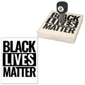 Black Lives Matte op maat Rubberstempel (Gestempeld)