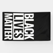 Black Lives Matte op maat Spandoek (Horizontaal)
