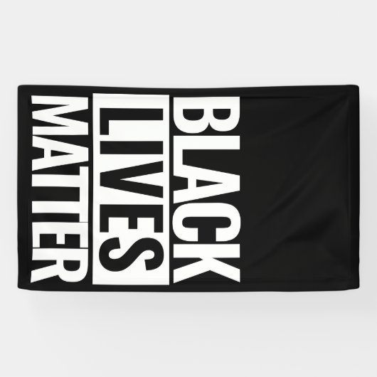 Black Lives Matte op maat Spandoek (Horizontaal)