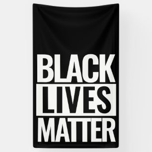 Black Lives Matte op maat Spandoek