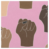 Black Lives Matte - Resist Fist Stof (Close Up)