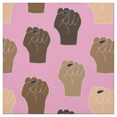 Black Lives Matte - Resist Fist Stof (Swatch)