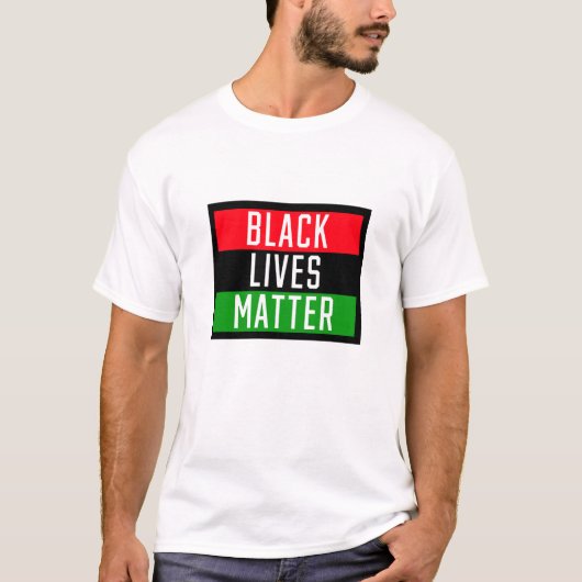 Black Lives Matter 2 T-shirt (Voorkant)
