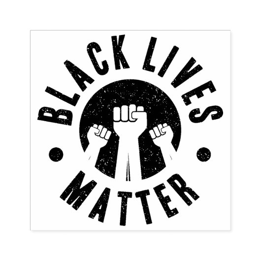 Black Lives Matter-adres Rubberstempel (Afrduk)