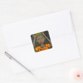 Black Lives Matter Afro Queen Originele Kunst Vierkante Sticker (Envelop)