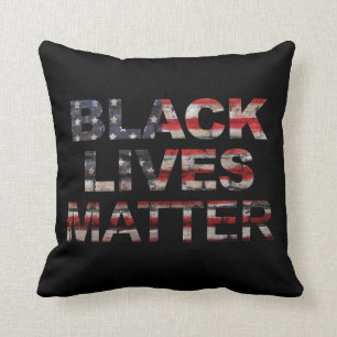 Black Lives Matter Amerikaanse vlag Kussen
