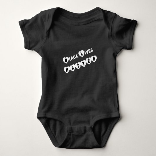 Black Lives Matter Baby Romper (Voorkant)