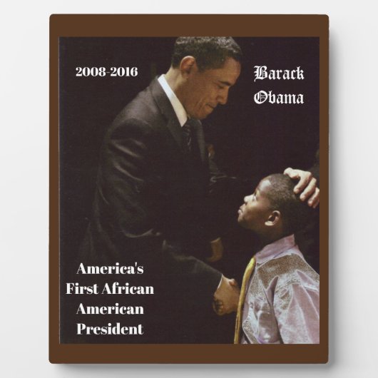 BLACK LIVES MATTER  BARACK OBAMA   FOTOPLAAT (Voorkant)