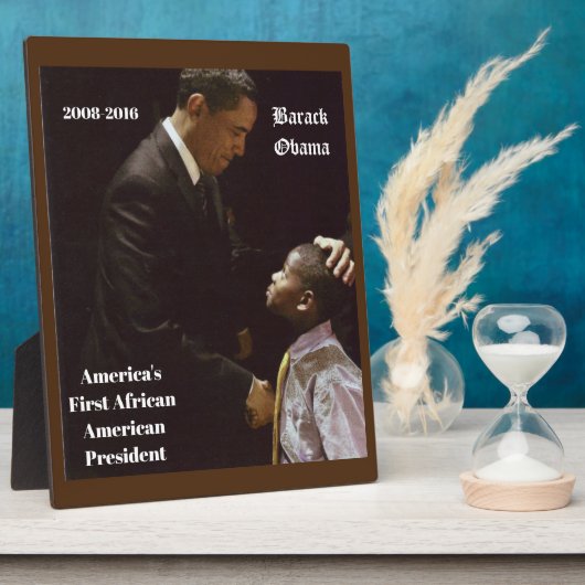 BLACK LIVES MATTER BARACK OBAMA FOTOPLAAT (Zijkant)