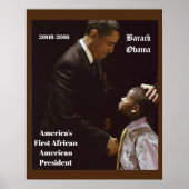 BLACK LIVES MATTER BARACK OBAMA POSTER (Voorkant)