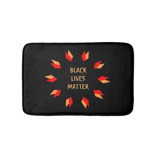 Black Lives Matter Bath Mats Badmat (Voorkant)