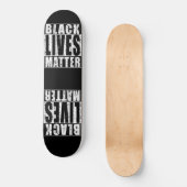 Black Lives Matter beton Persoonlijk Skateboard (Voorkant)