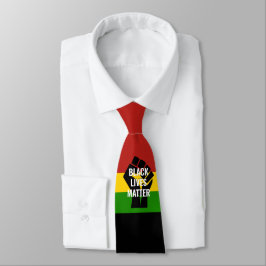 BLACK LIVES MATTER BHM | Eerste | Monogrammen Stropdas