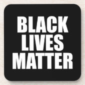 Black Lives Matter Bier Onderzetter (Voorkant)