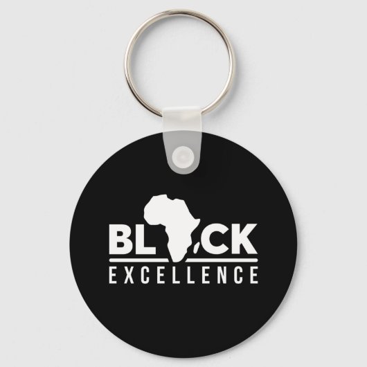 Black Lives Matter Black Excellence Sleutelhanger (Voorkant)