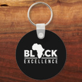 Black Lives Matter Black Excellence Sleutelhanger (Voorkant)