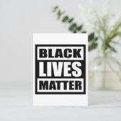 Black Lives Matter, Black History Maand, Equality Briefkaart (Staand voorkant)