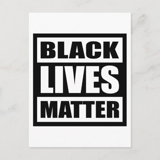Black Lives Matter, Black History Maand, Equality Briefkaart (Voorkant)