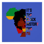 Black Lives Matter | Black History Maand Perfect Poster (Voorkant)
