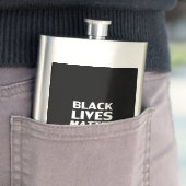 Black Lives Matter black typography modern Flacon (Voorbeeld)