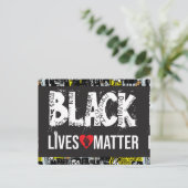 Black Lives Matter Blank Kaart (Staand voorkant)