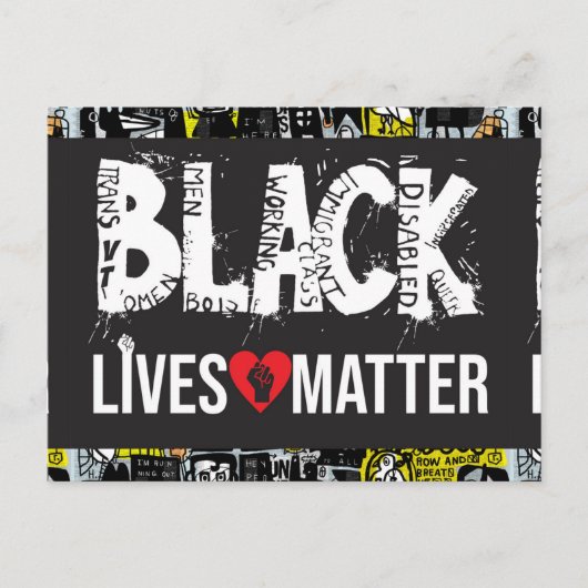 Black Lives Matter Blank Kaart (Voorkant)
