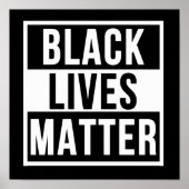 Black Lives Matter BLM Afro-Amerikaanse trots Poster (Voorkant)