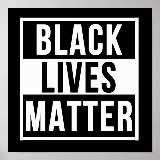 Black Lives Matter BLM Afro-Amerikaanse trots Poster (Voorkant)