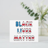 Black Lives Matter BLM Briefkaart (Staand voorkant)