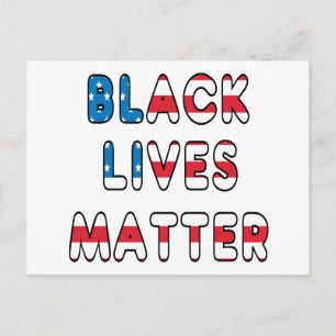 Black Lives Matter BLM Briefkaart