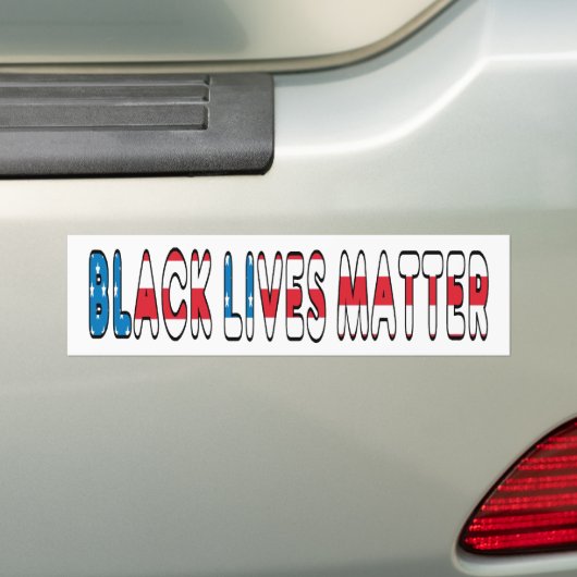 Black Lives Matter BLM Bumpersticker (Op auto)