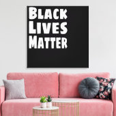 Black Lives Matter BLM Canvas Afdruk (Insitu (Woonkamer))