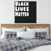 Black Lives Matter BLM Canvas Afdruk (Insitu (Slaapkamer))