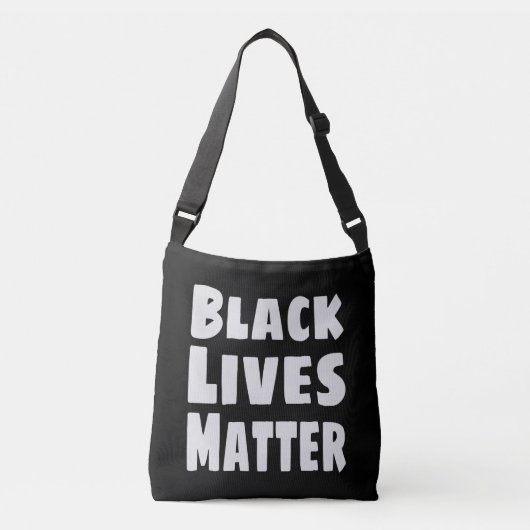 Black Lives Matter BLM Crossbody Tas (Voorkant)