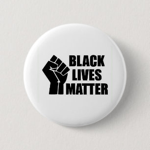 Black Lives Matter - BLM Logo Ronde Button 5,7 Cm