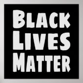 Black Lives Matter BLM Poster (Voorkant)