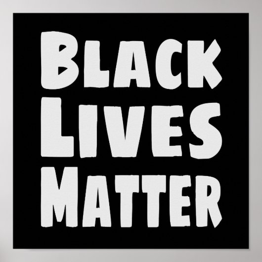 Black Lives Matter BLM Poster (Voorkant)
