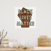 Black Lives Matter BLM Poster (Keuken)