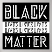 Black Lives Matter BLM Poster (Voorkant)