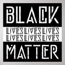 Black Lives Matter BLM Poster